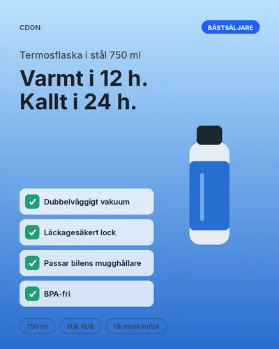 Infografik-bild för en termosflaska